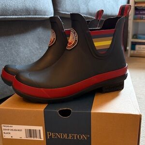 Pendleton Women's Zion Chelsea Rain Boots - Black - Size 7